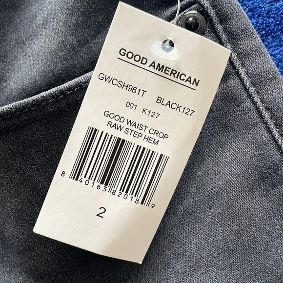 NWT Good American good waist step hem jean - Picture 6 of 7